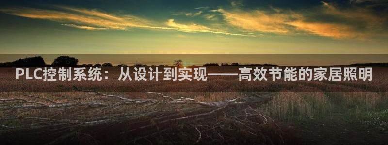 PLC控制系统:从设计到实现——高效节能
